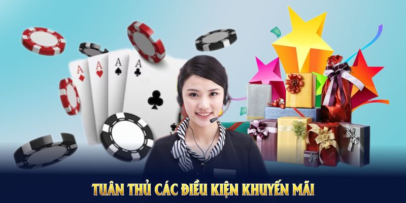 Tuân thủ các điều kiện khuyến mãi BK8 để mọi ưu đãi được kích hoạt thành công